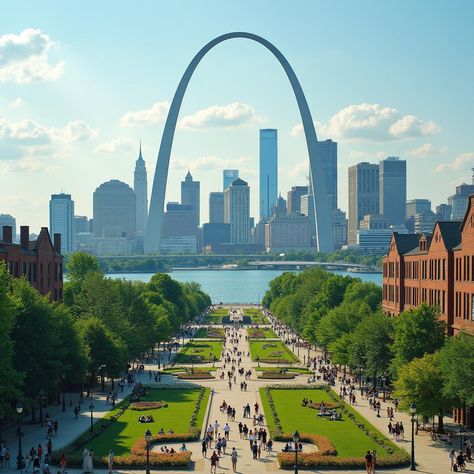 Broke but Bold: Free Things to Do in St. Louis You Cant Miss Gateway Arch St Louis, Arch St Louis, Cathedral Basilica, Lush Forest, Gateway Arch, Fascinating Facts, Forest Park, Free Activities, Free Things To Do