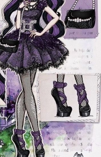 Twyla Monster High Outfits, Raven Queen Aesthetic Outfits, Raven Queen Costume, Raven Queen Outfit, Ever After High Outfits, Acotar Fanfic, Monster High Aesthetic Outfit, Raven Aesthetic, Everafter High