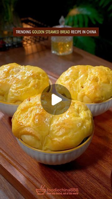 Steamed Bread Recipe, Steamed Bread, Chinese Dishes, Bread Recipes Homemade, Dim Sum, Chinese Food, Bread Recipe, Bread Recipes, Comfort Food