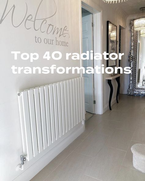 How To Design Around Radiators, Bedroom Radiators Under Window, Radiators In Bedroom, Radiator In Bedroom, Radiator Ideas Bedroom, Towel Radiator Ideas, Entryway Ideas With Radiator, Modern Radiator Cover Living Rooms, Wall Radiator Cover Ideas