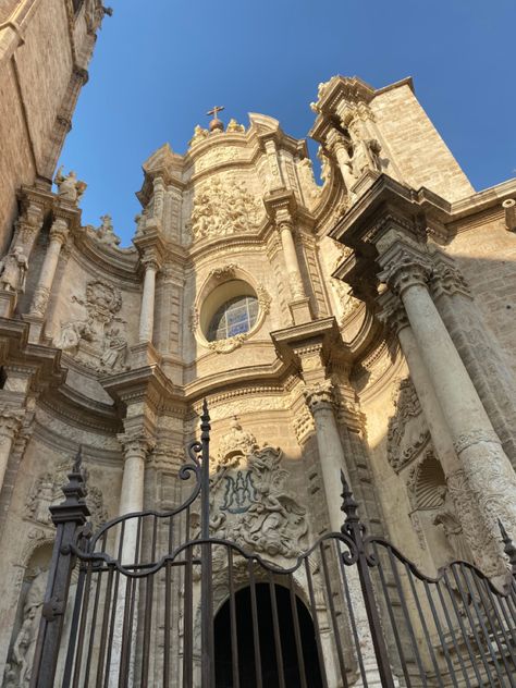 Cathedral in Valencia, Spain Valencia Cathedral, Dream Trips, Spanish Architecture, University Life, Valencia Spain, Spain Travel, Travel Dreams, Barcelona Cathedral, Valencia