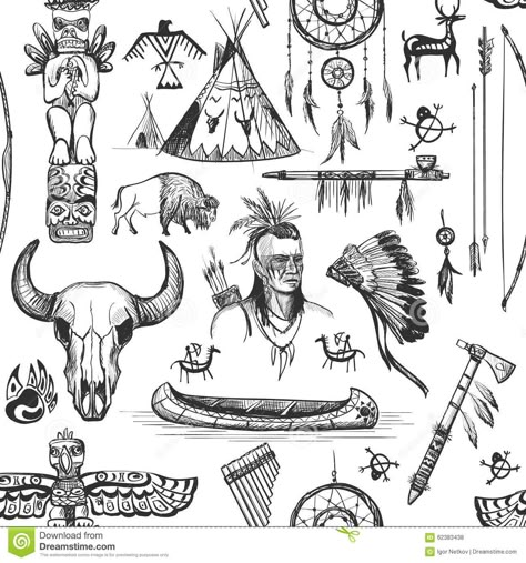 Western Tattoos For Men, Tattoo Indien, Native American Tattoo Symbols, Western Symbols, Tattoo Western, Native Symbols, Native American Tattoo, American Indian Tattoos, Native American Tattoos