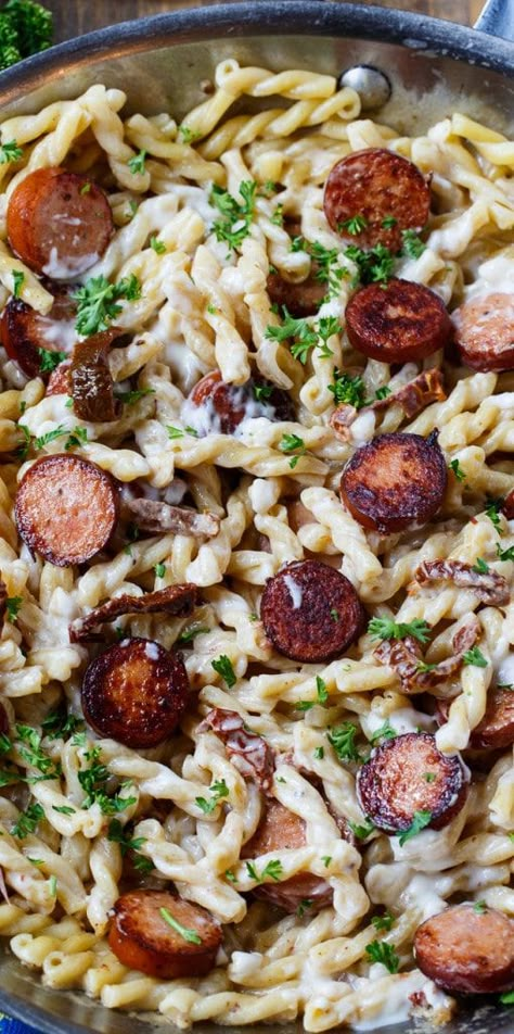 Sundried Tomato Sauce, Andouille Sausage Recipes, Sun Dried Tomato Sauce, Sundried Tomato, Andouille Sausage, Andouille, Sausage Pasta, Pasta Pasta, Tomato Recipes