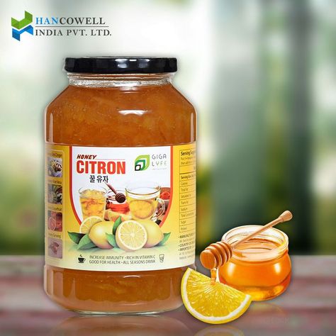 Korean Citron Tea, Honey Citron Tea, Citron Tea, Citrus Tea, Sick Girl, Korean Tea, Tea Drink Recipes, Lipton Tea, Traditional Korean