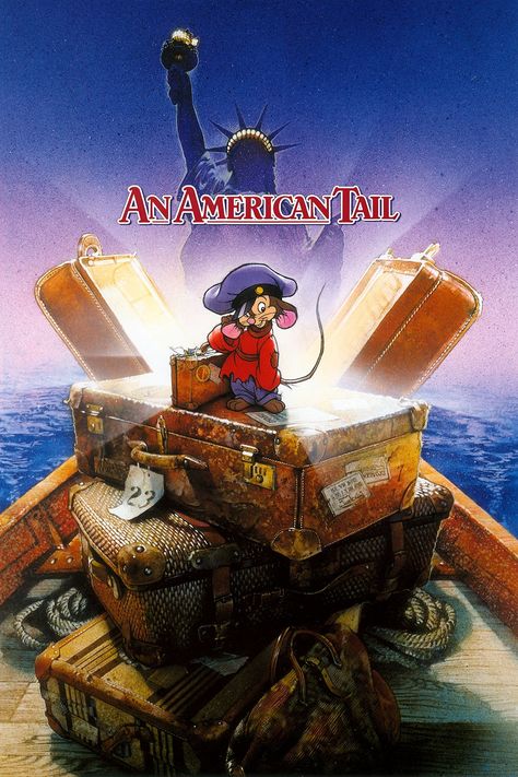 An American Tail 4th Of July Movies, July Movies, An American Tail, Animated Movie Posters, English Play, Animation Movies, Childhood Movies, Classic Movie Posters, Philadelphia 76ers