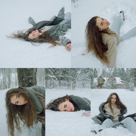 Cute Winter Photoshoot Ideas, Snow Photoshoot Ideas, Winter Portraits Photography, Winter Snow Photography, Winter Senior Pictures, Snow Photoshoot, Winter Portraits, Professional Photo Shoot, Snow Photography