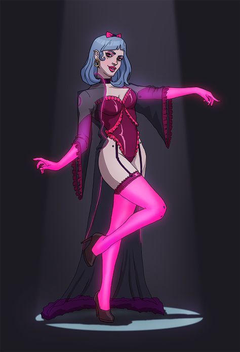 ArtStation - Burlesque Dancer, michał sowa Burlesque Dancer, Character Design Challenge, Dancers Art, Design Challenge, City Style, Design Challenges, Fantasy Character Design, Cyberpunk, Art Reference