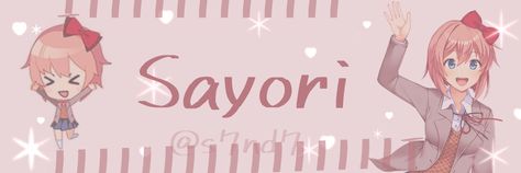 Sayori Ddlc Discord Banner, Sayori Widget, Sayori Banner, Ddlc Banner, Nitro Banner, Sayori Ddlc, Cute Banners, Discord Banner, Twitter Banner