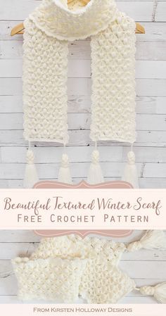 Bobble Scarf Crochet Pattern, Chunky Crochet Scarf Pattern Free, Winter Scarf Crochet Pattern, Winter Scarf Pattern, Crochet Womens Scarf, Modern Haken, Crochet Shawl Pattern, Crochet Scarf Pattern, Crocheted Scarf