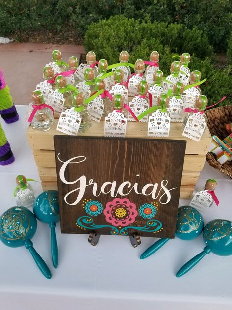 Fiesta Party favor Ideas. Tequila party favors. Co-Ed Baby Shower Mexican Tequila Party, Fiesta Shower Favors, 5 De Mayo Baby Shower Ideas, Taco Party Favors For Adults, Fiesta Theme Party Favors For Adults, Mexican Favors Ideas, Margarita Party Favors, Fiesta Party Favors For Adults, Mexican Theme Party Favors