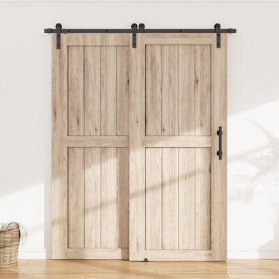 Double Door Barn Door, Sliding Barn Door Closet, Bypass Barn Door Hardware, Bypass Barn Door, Barn Door Closet, Sliding Wall, Double Barn Doors, Sliding Closet Doors, Sliding Barn Door Hardware