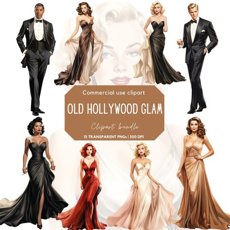 Old hollywood glamour dresses