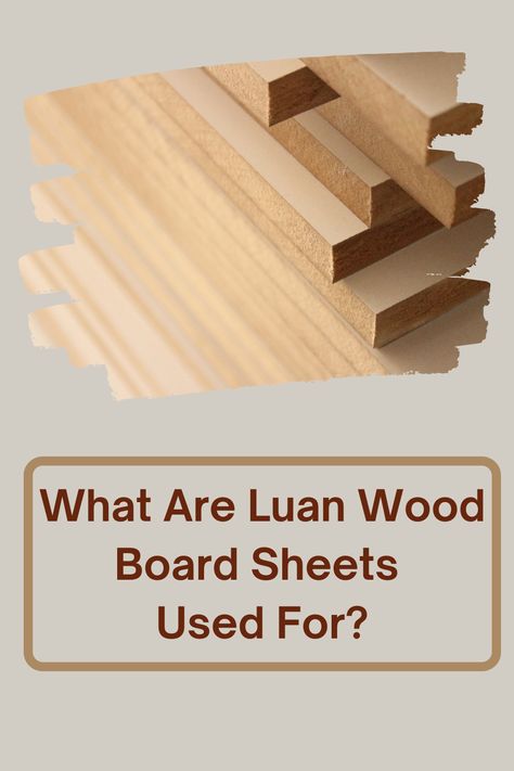 People often ask us what luan wood board sheets are used for. While this type of plywood is commonly used in carpentry and construction, it can also be a great material for DIY projects too! Here are some ideas on how you can use luan wood board sheets in your own home. Types Of Hardwood Floors, Types Of Plywood, Different Types Of Wood, Pacific Rim, Cabinet Makers, South Pacific, Wood Board, Easy Paintings, Own Home