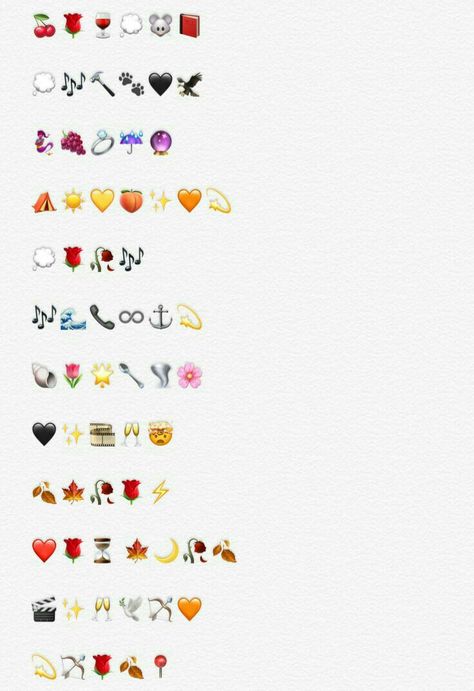 Instagram Captions Emoji Combos, Snapchat Friend Emojis, Snapchat Emojis, Aesthetic Emoji, Cute Emoji Combinations, Snapchat Friends, Aesthetic Quiz, Emoji Combos, Short Instagram Captions