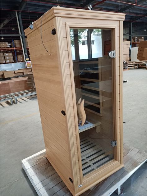 Source Super Small Size Infrared Sauna Model 1 Person Portable Sauna Room On sale on m.alibaba.com Small Sauna Ideas, Hammam Spa, Dry Sauna, Portable Sauna, Indoor Sauna, Steam Sauna, Yoga Space, Radiant Energy, Sauna Room