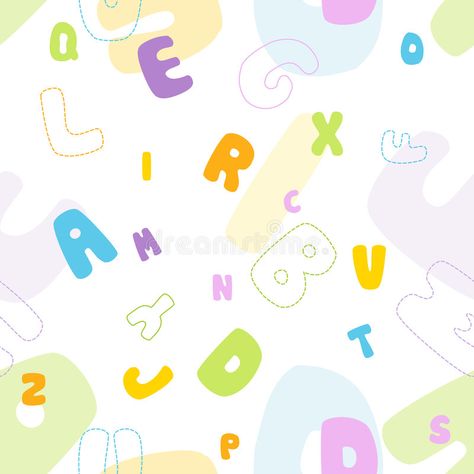 Seamless alphabet pattern. Seamless colorful vector pattern for background , #sponsored, #pattern, #alphabet, #Seamless, #background, #vector #ad Abc Background, Wallpaper Seamless Texture, Letters Background, Wallpaper Seamless, Summer 2025, Kids Class, Seamless Textures, Design Bedroom, Pattern Seamless