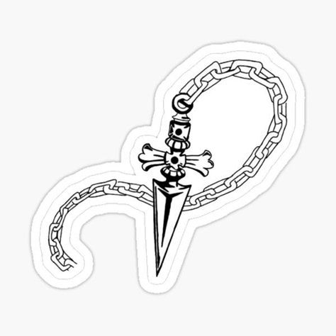 Tattoo Hunter X Hunter, Chain Sticker, Hunter X Hunter Kurapika, Tato Maori, Hunter Tattoo, Chain Tattoo, Tattoo Anime, Doodle Tattoo, Anime Tattoo