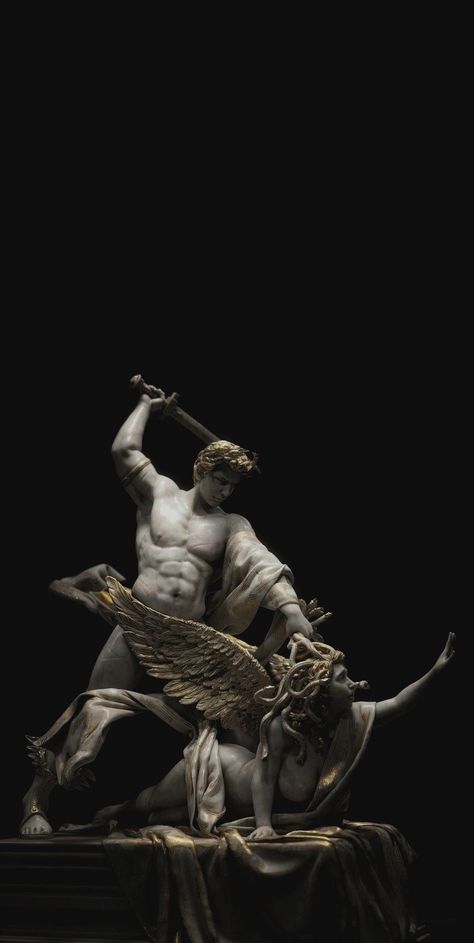 Rome Statues Aesthetic Wallpaper, Roman Sculpture Wallpaper, Sculpture Aesthetic Dark, Agnostic Aesthetic, Yunani Art, Greek Mythology Wallpaper Desktop, Marble Statues Aesthetic, Dark Greek Mythology, Greek Gods Wallpaper Aesthetic