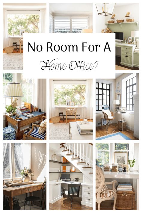 Home Office In Family Room, Home Office In Dining Room Small Spaces, Where To Put A Desk In Your House, Easy Home Office Ideas Small Spaces, Office Space In Family Room, Small Office Space In Dining Room, Home Office In Sitting Room, Home Office In Open Space, Home Office Landing Area