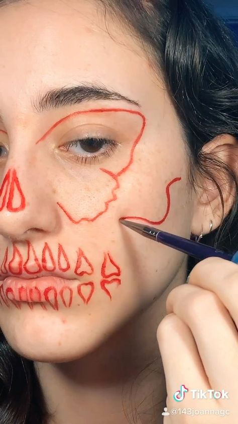 Red Raider, Concert Makeup, Butterfly Skull, Makeup Drawing, Halloween Makeup Inspiration, Skull Makeup, Edgy Makeup, Makeup Eye Looks, Stage Makeup