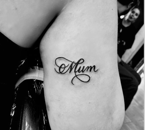 #tattoo #tattooideas #mumtattoo #fonttattoo Tattoo Ideas Female Mum, Tattoo Ideas For Mum, Tattoos Mum, Tattoos For Mum, Tattoo For Mum, Mum Tattoo Ideas, Mum Tattoos, Mum Tattoo, Forever Tattoo