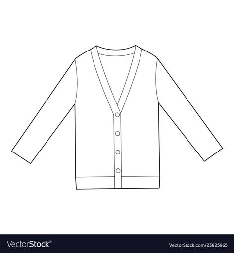 Flat Technical Drawing Fashion Check more at https://astrablog.my.id/flat-technical-drawing-fashion/ Cardigan Drawing Reference, Drawing Cardigan, Cardigan Drawing, Technical Drawing Fashion, Cardigan Outfit Men, Technical Flats, Men Drawing, Mister Rogers, Fashion Design Template