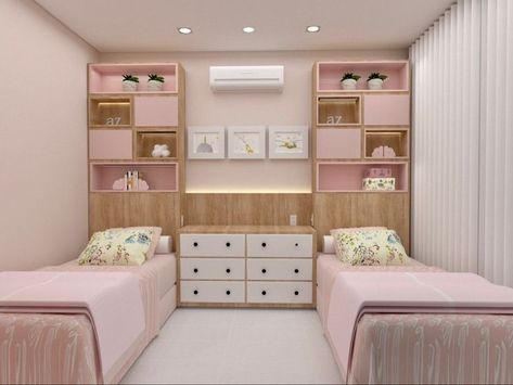 Interior Design Bedroom Teenage, Kids Bedroom Furniture Design, Small Room Design Bedroom, Kids Room Interior Design, Modern Kids Bedroom, Modern Kids Room, Kids Bedroom Designs, Twin Beds, Kids Interior Room