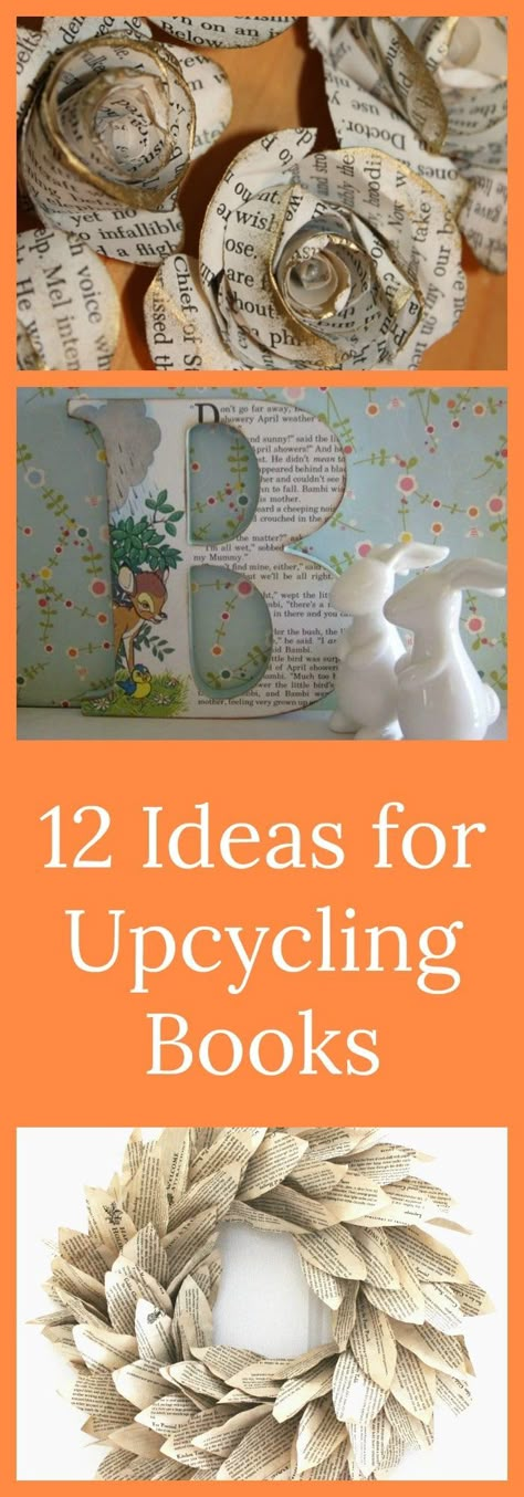 Upcycled Paper Crafts, Upcycle Old Books, Book Upcycle Projects, Book Crafts Recycled, Book Upcycle, Rebecca King, Upcycled Books Crafts, Upcycled Books, Diy Old Books