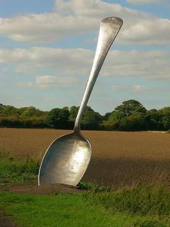 spoon Giant Spoon, Spoon Theory, Invisible Disease, Big Spoon, Spoon Art, Connective Tissue, Roadside Attractions, Invisible Illness, Day In The Life