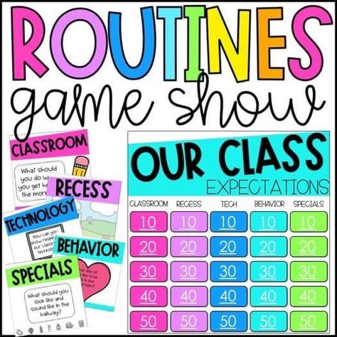 Facebook Routines And Procedures, Psychology Resources, Classroom Routines And Procedures, First Week Of School Ideas, Classroom Expectations, Classroom Procedures, Classroom Routines, 5th Grade Classroom, First Day Of School Activities