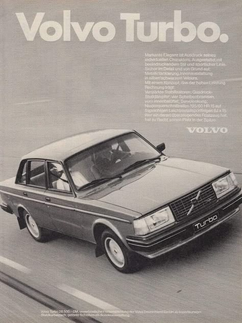 Old Car Posters, Volvo Quotes, Mobil Classic, Volvo Ad, Old Volvo, Door Poster, Volvo 240, Vintage Car Ads, Retro Posters