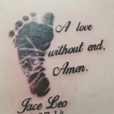 Footprint on momma Footprint With Wings Tattoo, Lost Baby Tattoo, Baby Footprint Tattoo, Lost Baby, Baby Tattoo, Baby Footprint, Awesome Tattoos, Wings Tattoo, Print Tattoos