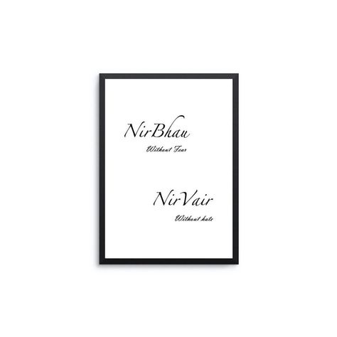 WorldieArt on Instagram: “✨ NirBhau | NirVair ✨ Without Fear | Without Hate -Made with love -Print available with multiple frame styles -www.worldieart.com . . . . .…” Nirbhau Nirvair, Frame, Instagram