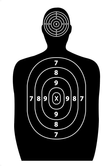 Amazon.com: Discovergreen 50 Pack 17x25-inch Paper Silhouette Shooting Targets for Firearm, Rifle, Gun, Pistol, BB Guns, Airsoft, Pellet Gun, Air Rifle : Sports & Outdoors Paper Silhouette, Shooting Targets, Big Size, Target