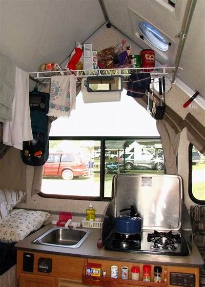 Aframe Camper, Popup Tent, Aliner Campers, Camper Mods, Liner Ideas, A Frame Trailer, A Frame Camper, Rv Interiors, Kitchen Galley