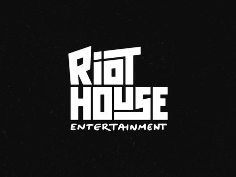 Riot House Entertainment by Pen & Mug on Dribbble Entertainment Company Logo, Entertainment Logo Design, Detroit Logo, Riot House, Ibis Pen, Entertainment Logo, Entertainment Design, Company Logo Design, Graphic Design Inspo