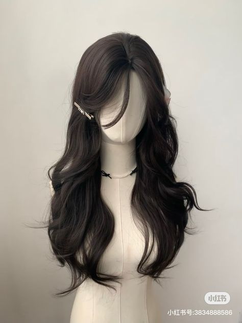 Korean Long Hairstyle, Korean Hairstyle Ideas, Long Hairstyle Ideas, Pretty Hair Cuts, Hair Stages, Hair Inspiration Long, Long Hairstyle, Tutorial Ideas, Hairstyles For Layered Hair