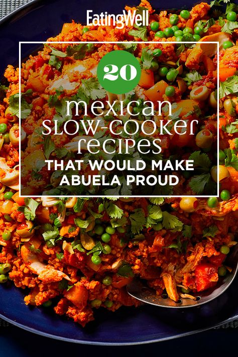 Mexican Make Ahead Meals, International Recipes Crockpot, Crockpot Authentic Mexican Recipes, Spanish Slow Cooker Recipes, Slow Cooker Taco Recipes, Mexican Food In Crockpot, Mexican Slow Cooker Recipes, Crockpot Mexican Recipes, Mexican Crockpot Recipes