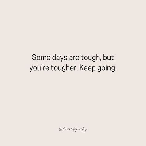 Some days are tough, but you’re tougher. Keep going. Life can throw challenges your way, but remember how strong you are. Each obstacle is an opportunity for growth. Don’t lose hope—your resilience will guide you through. 💪 #devavida #strength #resilience #motivation #inspiration #keepgoing #nevergiveup Quotes On Trying Again, Quote About Trying Your Best, You Are Going To Get Through This, Quotes For Going Through A Hard Time, Being Strong Quotes Hard Times, Tough Times Will Pass Quotes, Strength To Keep Going Quote, Inspirational Quotes To Keep Going, Life Is Hard Quotes Stay Strong