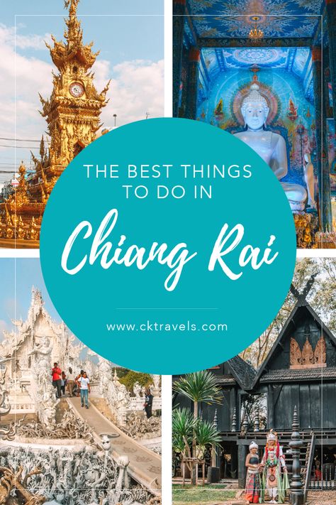 Top things to do in Chiang Rai, Northern Thailand.  #thailand #chiangrai #northern #travel #guide #city #itinerary #things #best #top #eating #drinking #tours #daytrips #trips #markets #temples Thailand Activities, Thailand Destinations, Thailand Tourist, Thailand Travel Destinations, Thailand Vacation, Thailand Adventure, Thailand Travel Tips, Thailand Travel Guide, Visit Asia