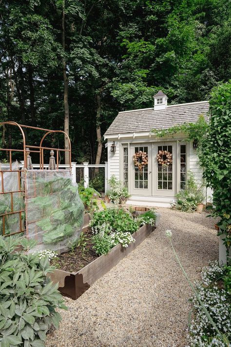 Design the She Shed of Your Dreams She Shed With Greenhouse Attached, Glass Garden Shed, Outdoor She Shed, Garden Sheds Ideas, She’d With Greenhouse, Farmhouse She Shed Doors, She Shed Out Of Old Windows, She Shed Exterior, Gardening Painting