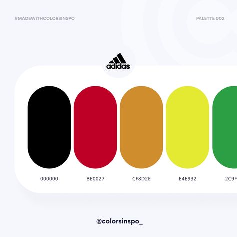 Adidas uses this color palette for all of their products Adidas Color Palette, Sport Logo Color Palette, Active Wear Color Palette, Sporty Color Palette, Sports Color Palette, Sport Color Palette, Colour Interaction, Adidas Brand, Brand Color Palette