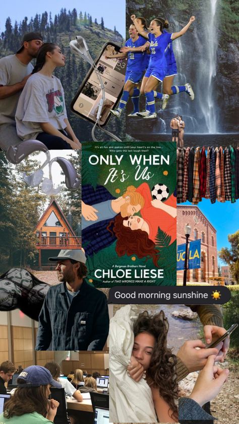 Only When Its Us by Chloe Liese/ Ryder and Willa / Bergman Brothers / Ryder Bergman /#bergmanbrothers #booktok #booktokaesthetic #romance #romancenovel Bergman Brothers, Chloe Liese, Two Wrongs, The Last Laugh, Good Morning Sunshine, Book Characters, Romance Novels, Book Aesthetic, Book Journal