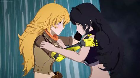 Yang X Blake, Blake And Yang, Blake X Yang, Rwby Bumbleby, Rwby Wallpaper, Team Jnpr, Rwby Yang, Rwby Bumblebee, Tik Tok Videos Funny