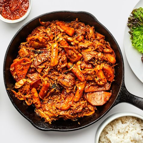 Dakgalbi Recipe, Making Fried Rice, Food And Culture, Most Popular Recipes, Sweet Potato Recipes, Popular Recipes, Chicken Breast Recipes, Stuffed Hot Peppers, Potato Recipes