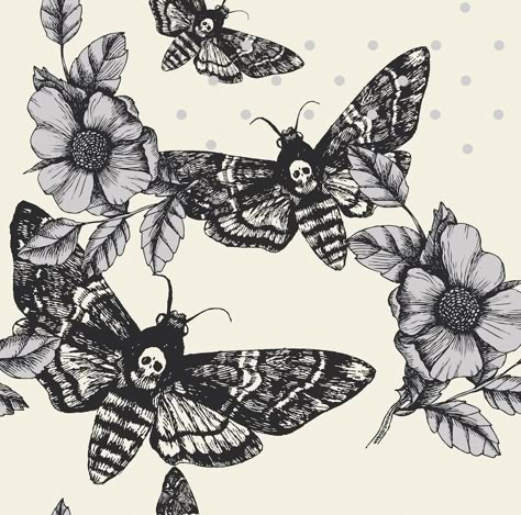 Tattoo Papillon, Deaths Head, Insect Tattoo, Theme Tattoo, 8bit Art, Moth Tattoo, Hawk Moth, Arte Inspo, Hand Drawn Vector