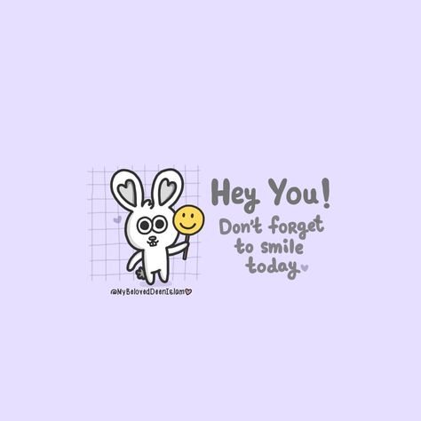 Hajra🌻 on Instagram: “Little bunny is here to make you all smile today😊 Whoever you are, Smile please🐰 Hope he has been successful in making you smile (=…” Hey You, Gift Quotes, All Smiles, Galaxy Wallpaper, Original Artists, Make You Smile, Diy Gifts, Love Quotes, Poetry