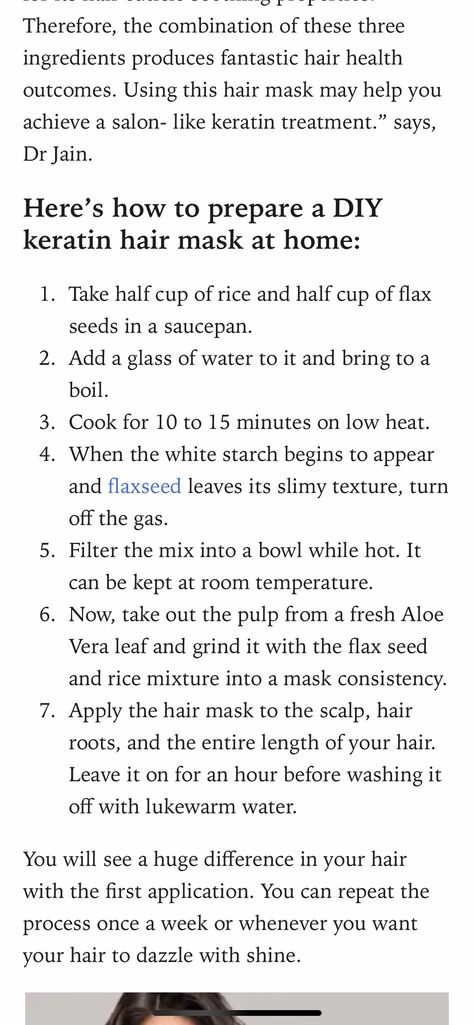 Homemade Shiny Hair Mask, Homemade Keratin Hair Mask, Rice And Flax Seed Hair Mask, Keratin Hair Mask At Home, Diy Hair Masks For Smooth Shiny Hair, Rice Water And Flaxseed Hair Mask, Diy Keratin Hair Mask, Hair Mask At Home, Diy Haircare