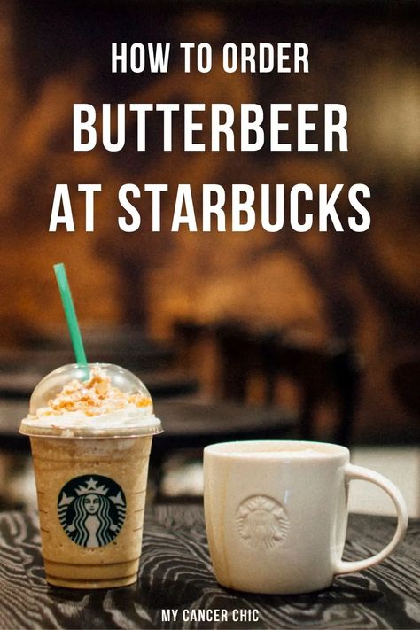 Butterbeer Coffee Recipe, Butter Beer Starbucks Drink, Butterbeer Starbucks Recipe, Butterbeer Starbucks, Starbucks Recipes Hot Drinks, Starbucks Butterbeer Recipe, Butterbeer Coffee, Hot Butterbeer Recipe, Dairy Free Starbucks Drinks