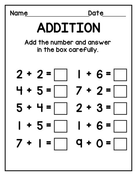 20 Printable Single Addition Worksheets 🌟 Fun & Engaging Math Practice for Kindergarten - 2nd Grade 🌟 Make learning addition easy and enjoyable with this set of 20 no-prep printable worksheets! Designed for young learners, these worksheets provide simple yet effective single-digit addition practice, perfect for building math fluency. ✅ Great for: ✔️ Kindergarten, 1st Grade & 2nd Grade ✔️ Homeschooling, Teachers, and Parents ✔️ Extra practice & early finishers ✔️ Morning work, math centers, or homework 📂 What You Get: 📌 20 Printable PDF Worksheets 📌 Instant Download - Print & Use Right Away 📌 Clear, Easy-to-Read Design 📌 Engaging & Simple Activities for Young Learners 🎯 Help your little ones develop confidence in math while making learning fun! 💡 No physical product will be shipped Learning Addition, Kindergarten Worksheets Math, Math For Kindergarten, Addition Practice, Math Fluency, Simple Activities, Addition Worksheets, Math Practice, Math Activity